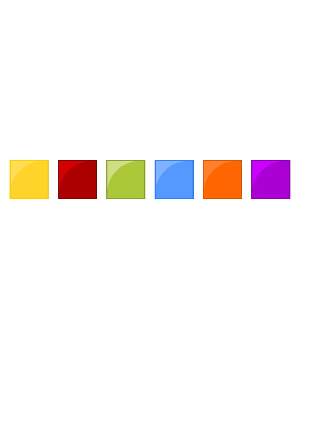 Colorful Square Icon Backgrounds png transparent