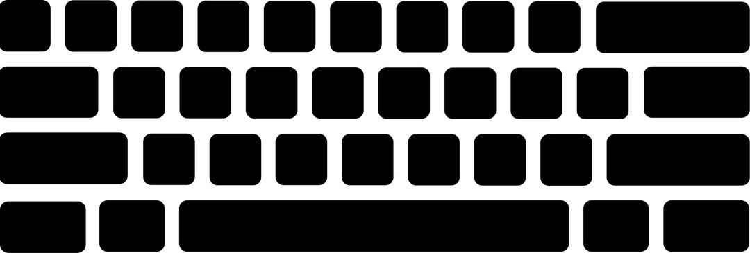 Computer Keyboard png transparent
