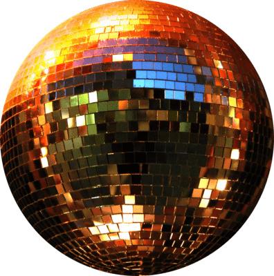 Copper Gold Disco Ball png transparent