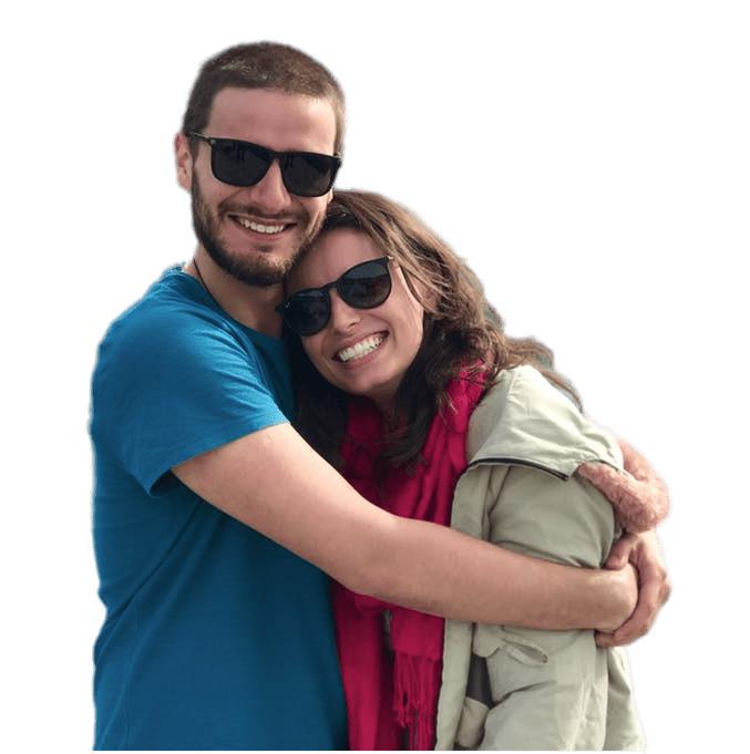 Couple Wearing Sunglasses png transparent