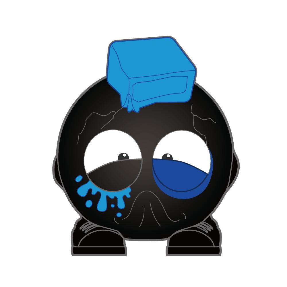 Crying Black Ball Smashers png transparent