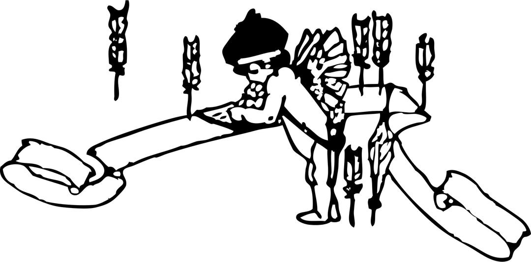 cupid and quills png transparent