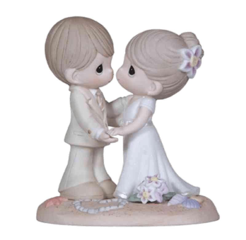 Cute Wedding Figurines png transparent