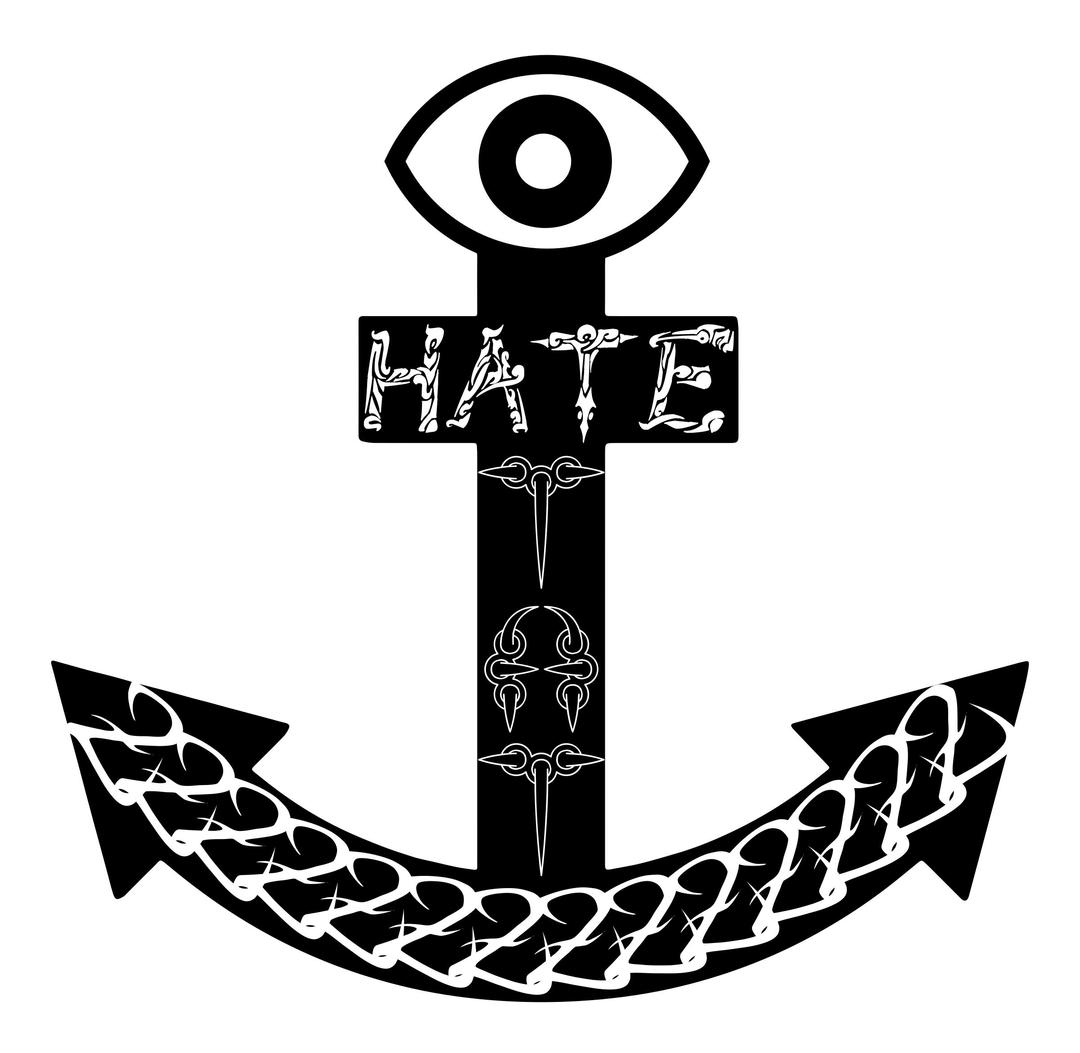 DailySketch Tattoo : Eye Hate Tat 2's Variation 2 png transparent