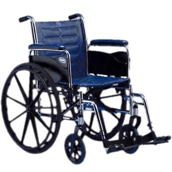 Dark Blue Wheelchair png transparent