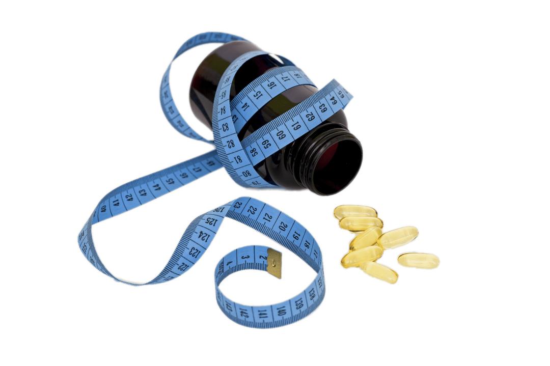 Diet Pills Bottle Measuring Tape png transparent