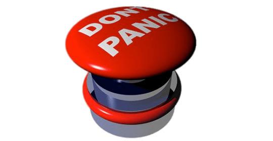Don't Panic Button png transparent