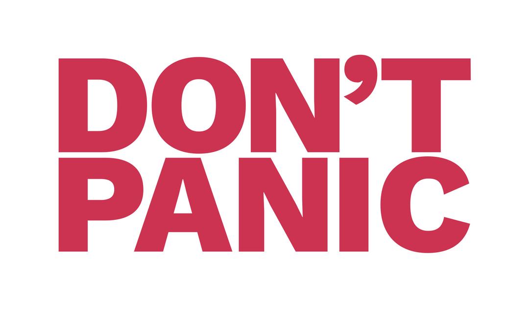 Don't Panic png transparent