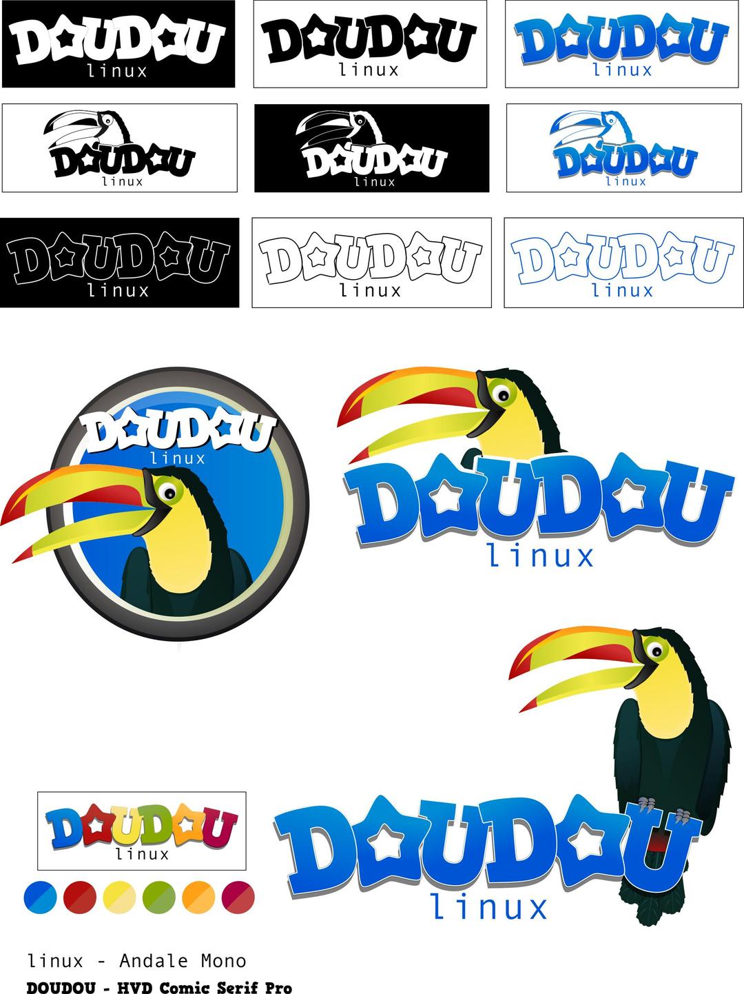 DouDou linux - Mascot and Logo Contest png transparent