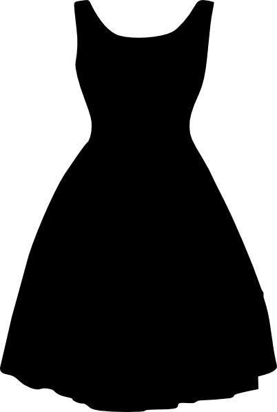 Dress Black Clipart png transparent