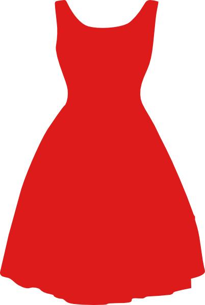 Dress Red Clipart png transparent