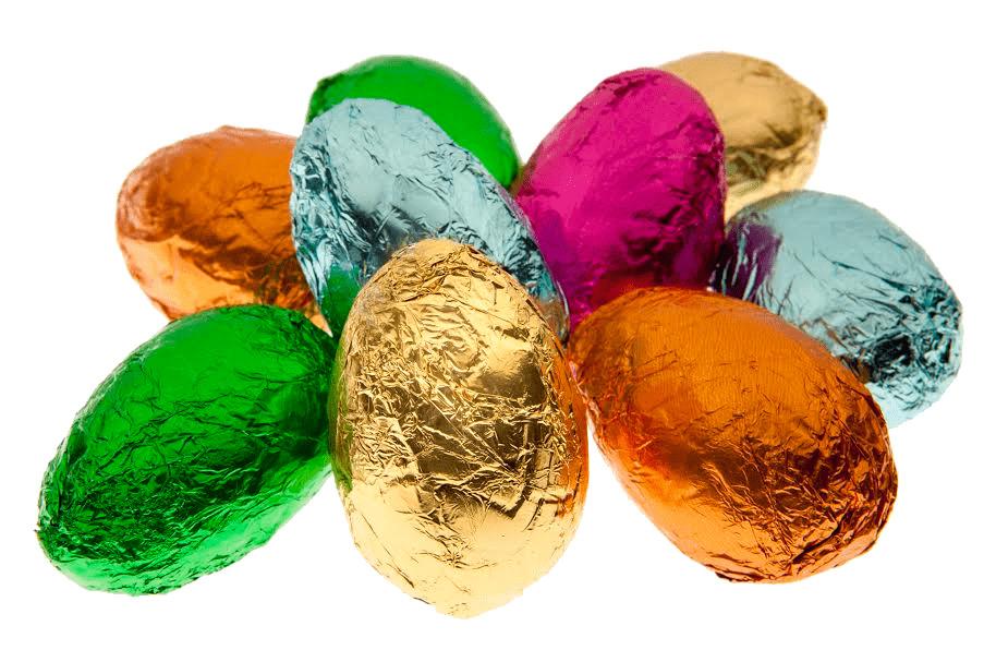 Easter Chocolate Eggs Close Up png transparent