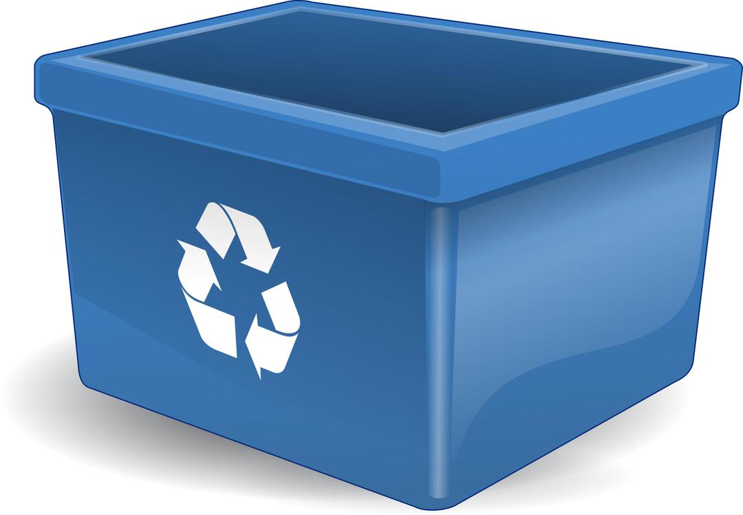 Empty recycling box - no words png transparent