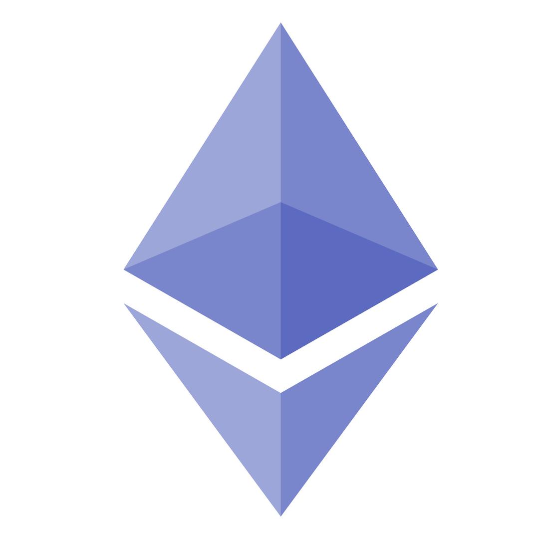 Ethereum Purple Blue Icon png transparent