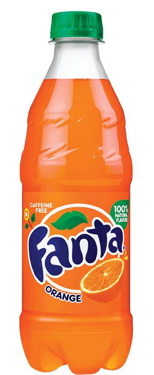 Fanta Orange Bottle png transparent