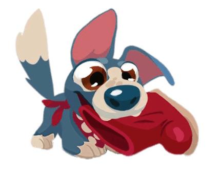 Farm Heroes Saga Hunter the Puppy Eating Boot png transparent