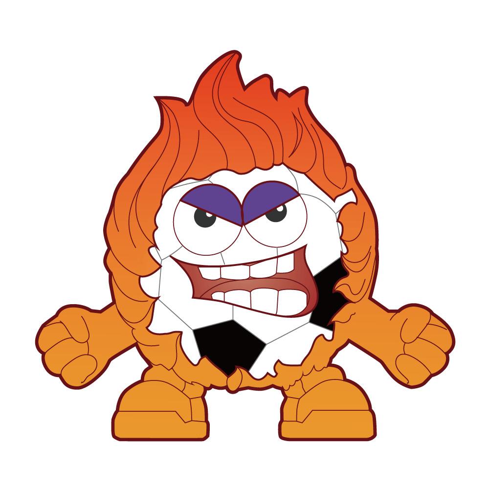 Fiery Football Smashers png transparent