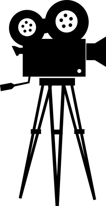 Film Projector on Tripod png transparent