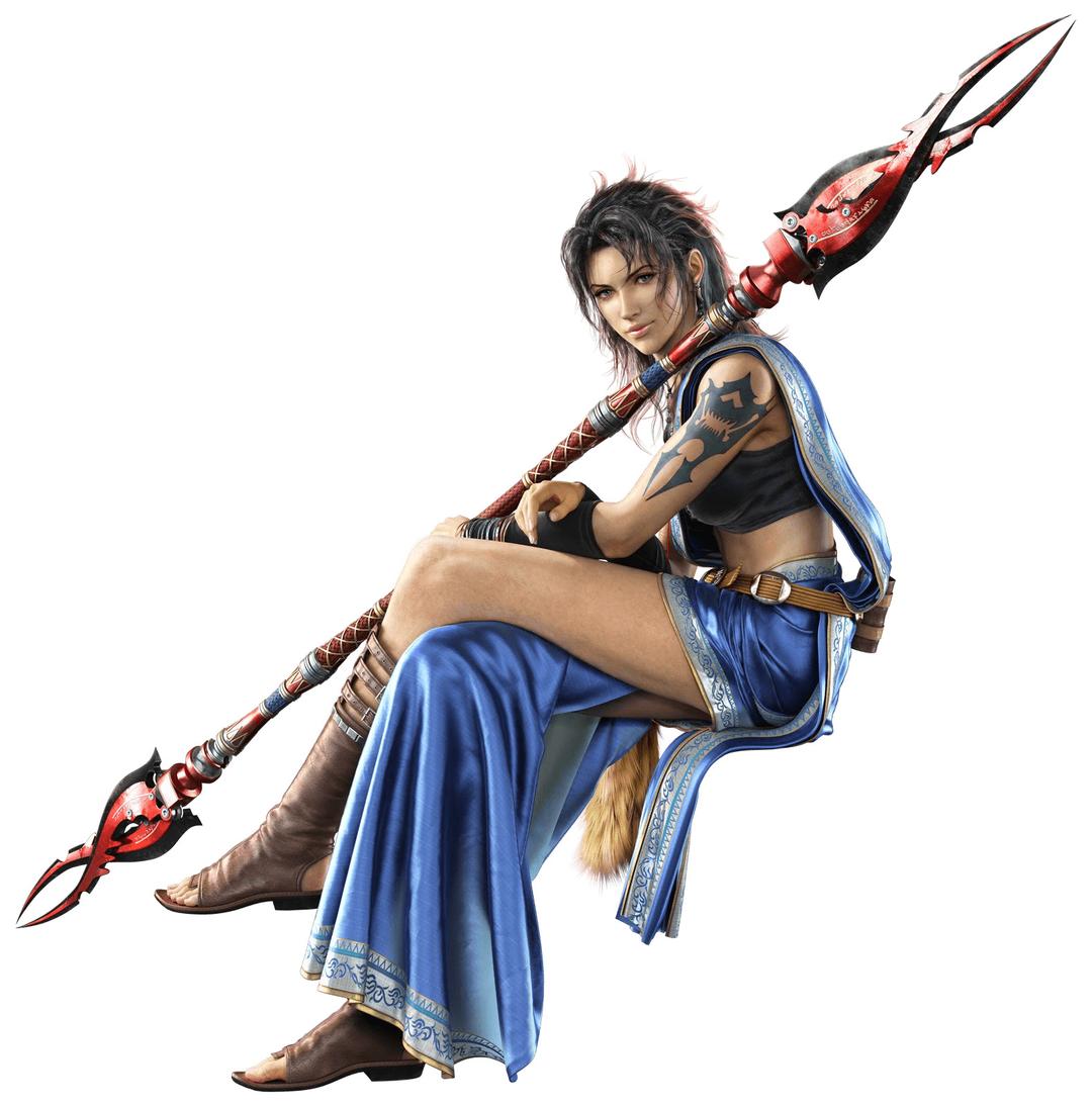Final Fantasy Sitting Sideview png transparent