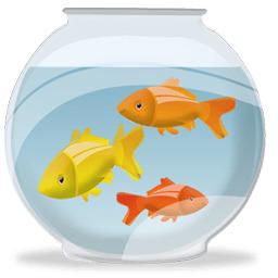 Fish Bowl With Fish png transparent