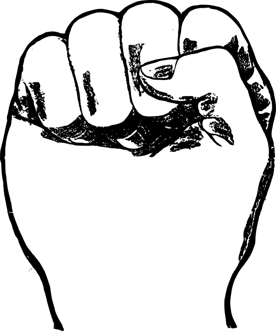 Fist in the Air png transparent