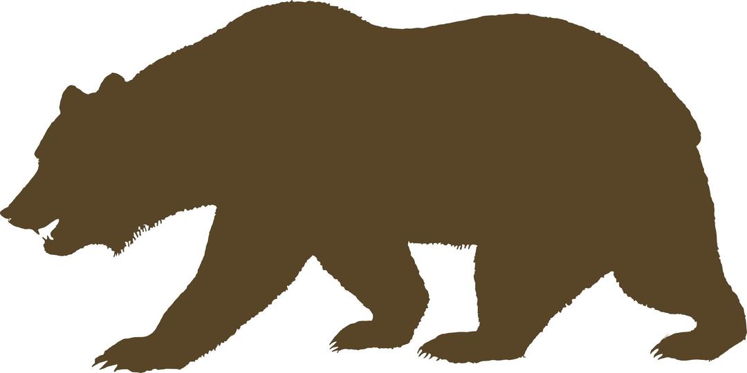Flag of California - Bear (Solid) png transparent