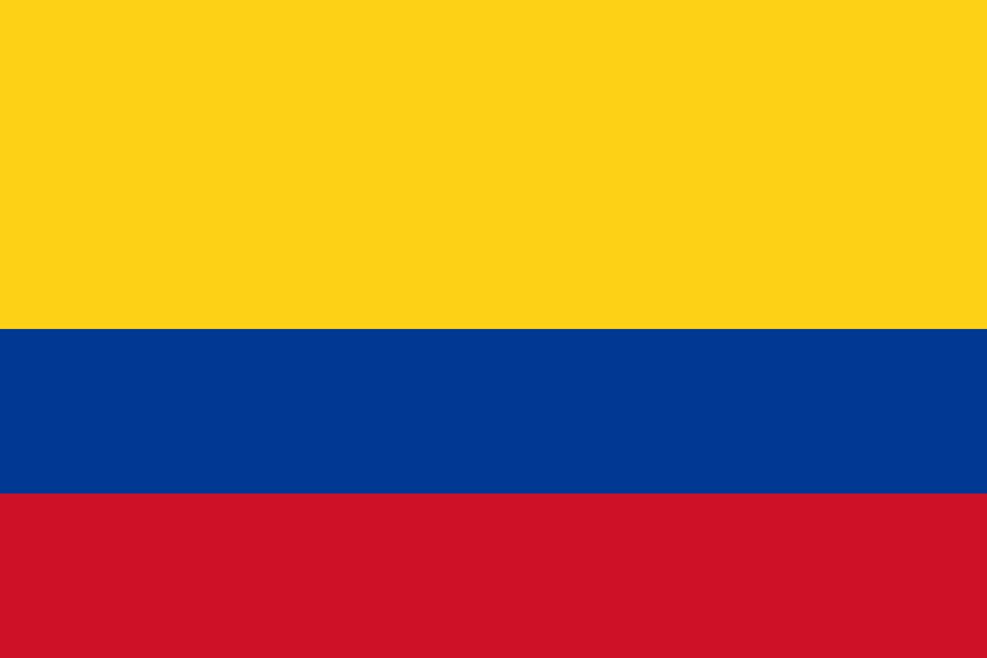 Flag of Colombia png transparent