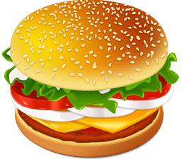 Food Burger png transparent