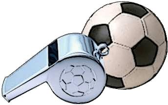 Football and Whistle Illustration png transparent
