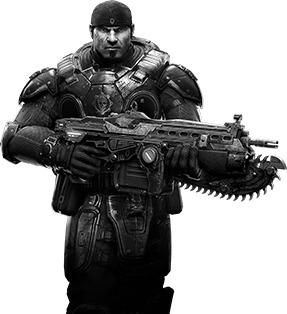 Gears Of War Bw Soldier png transparent