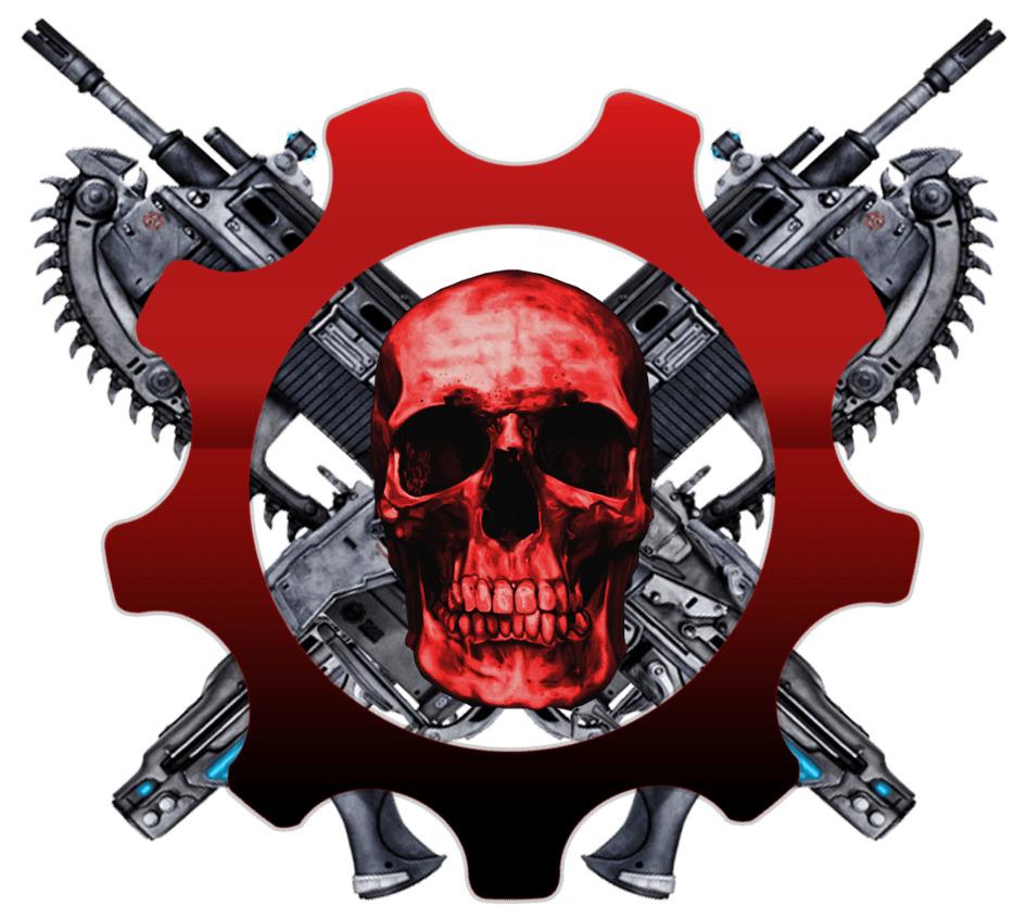 Gears Of War Skull Logo png transparent