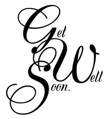 Get Well Soon Curly Text png transparent