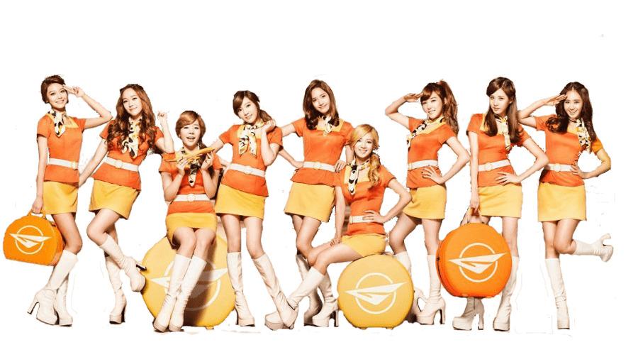 Girls Generation Flight Attendants png transparent