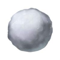 Glistering Snowball png transparent
