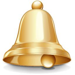 Gold Bell Clipart png transparent
