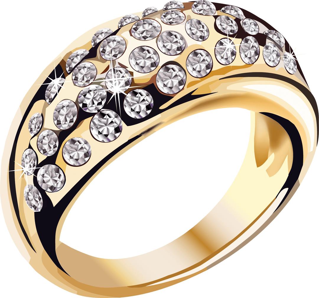 Gold Diamonds Ring Jewelry png transparent