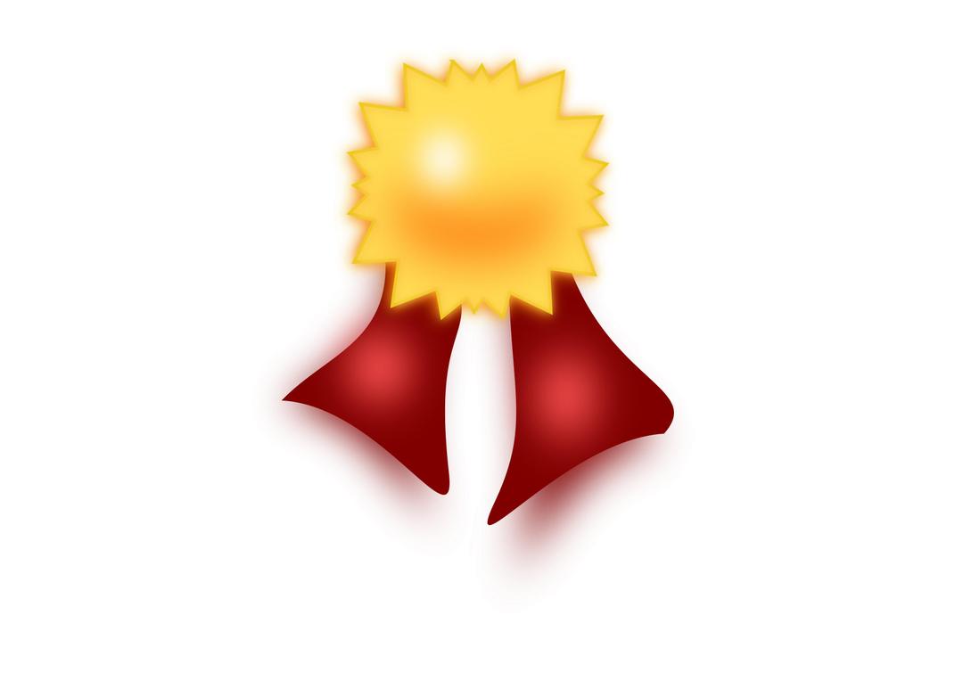 Gold/red Ribbon png transparent