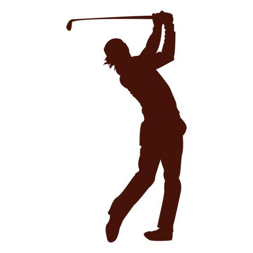 Golf Player Silhouette png transparent