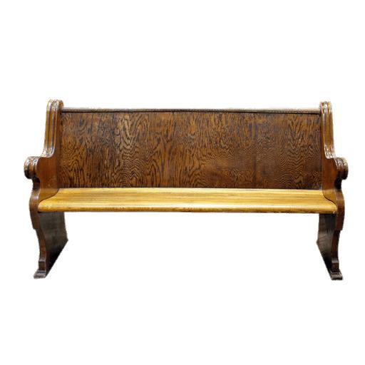 Gothic Church Pew png transparent