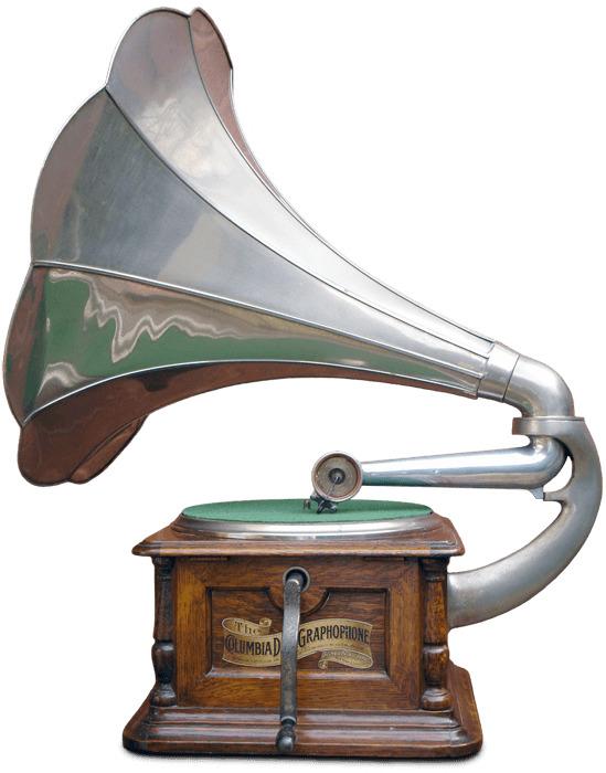 Gramophone Columbia png transparent