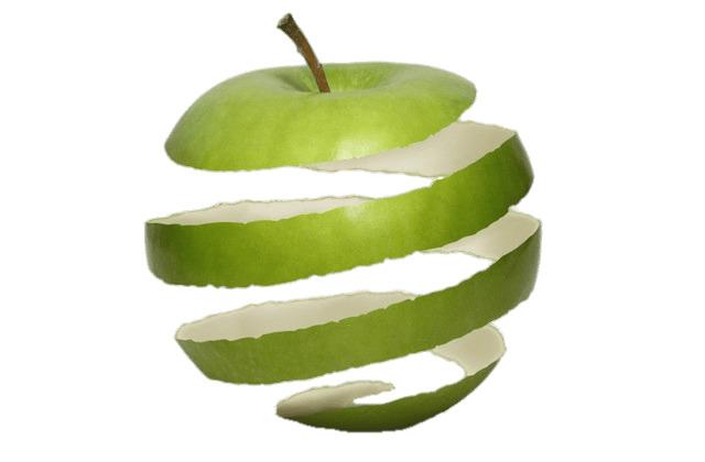 Green Apple Peel png transparent