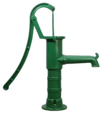 Green Cast Iron Water Pump png transparent