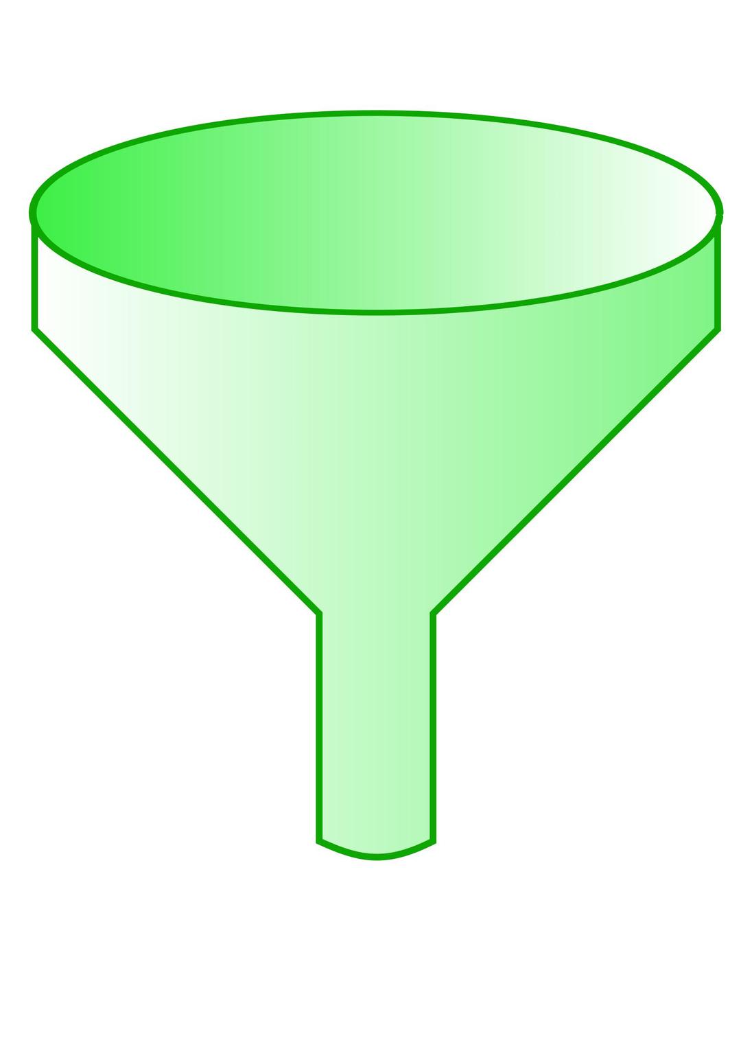 green funnel png transparent