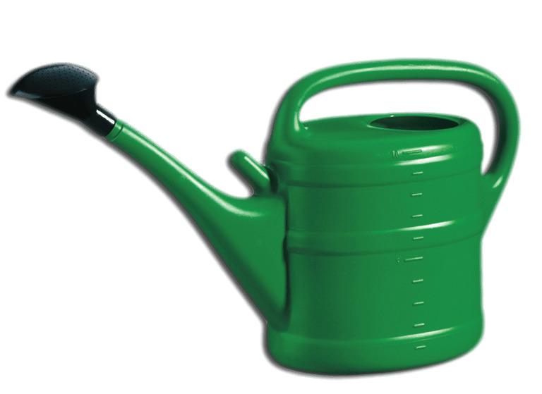Green Plastic Watering Can png transparent