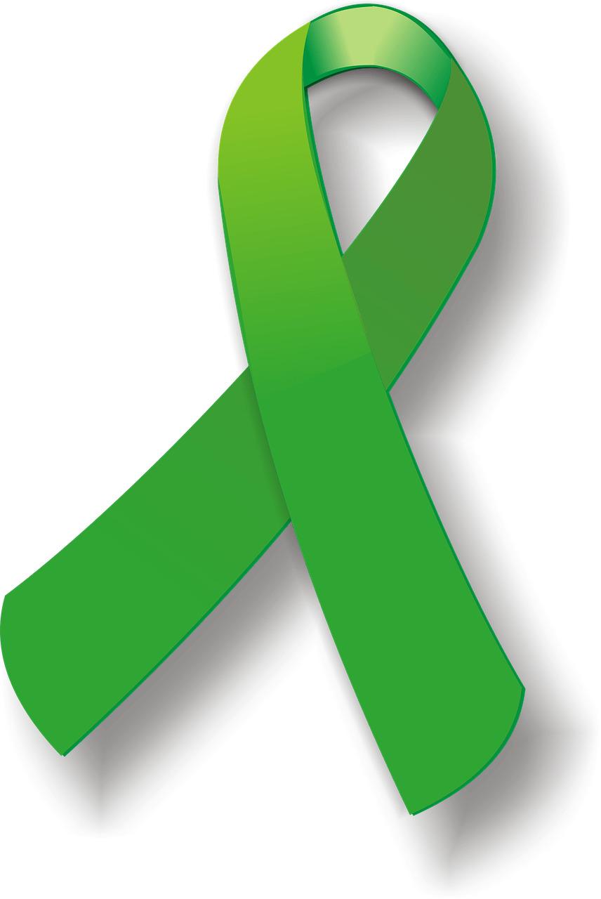 Green Ribbon png transparent