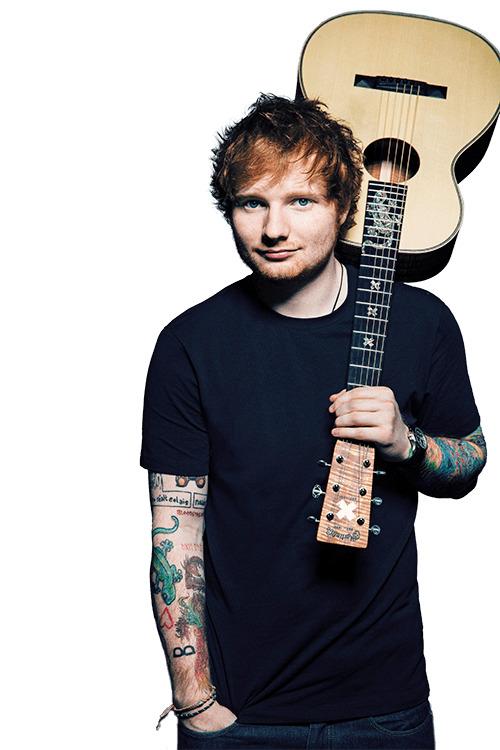 Guitar On Shoulder Ed Sheeran png transparent