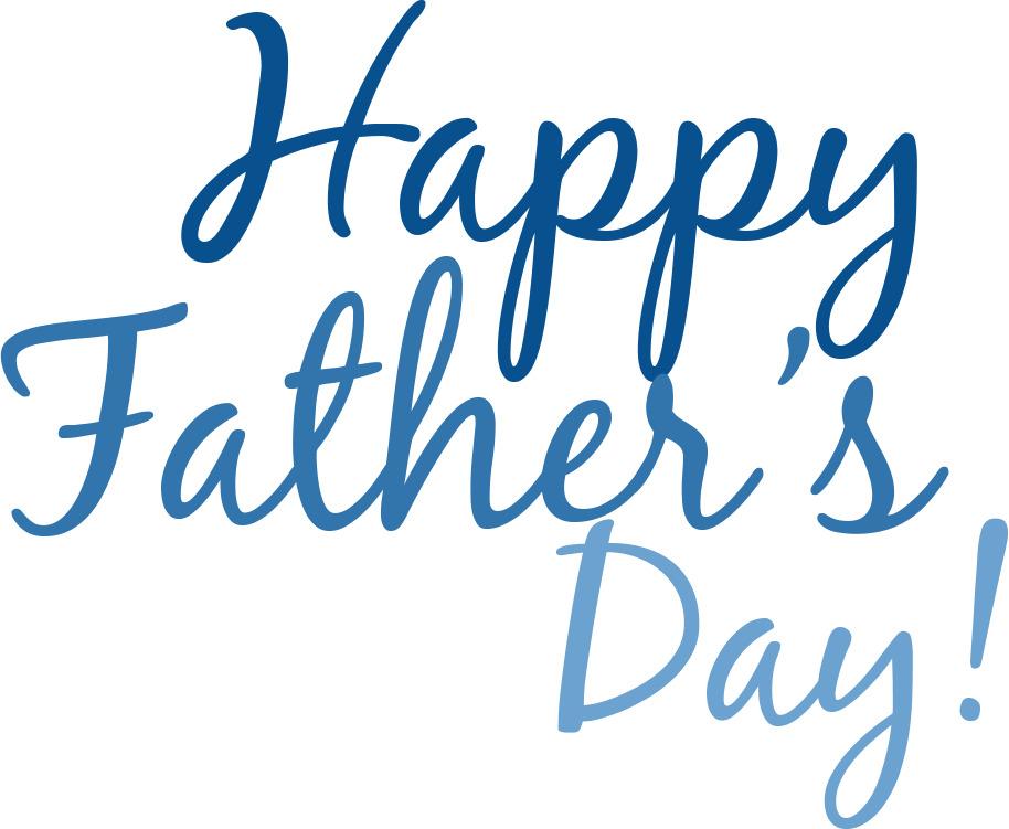 Happy Fathers Day Simple Text png transparent
