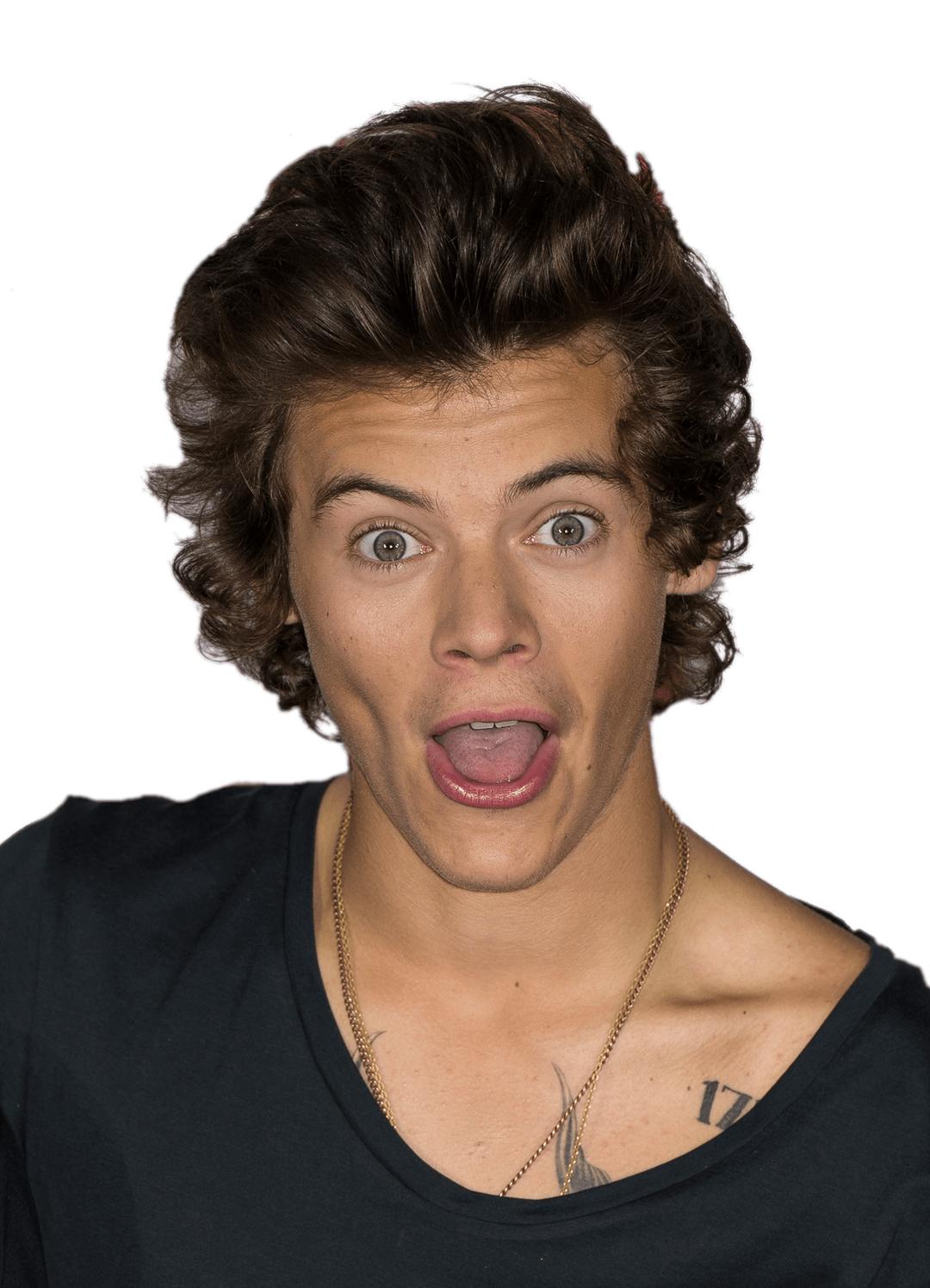 Harry Styles Funny Face png transparent
