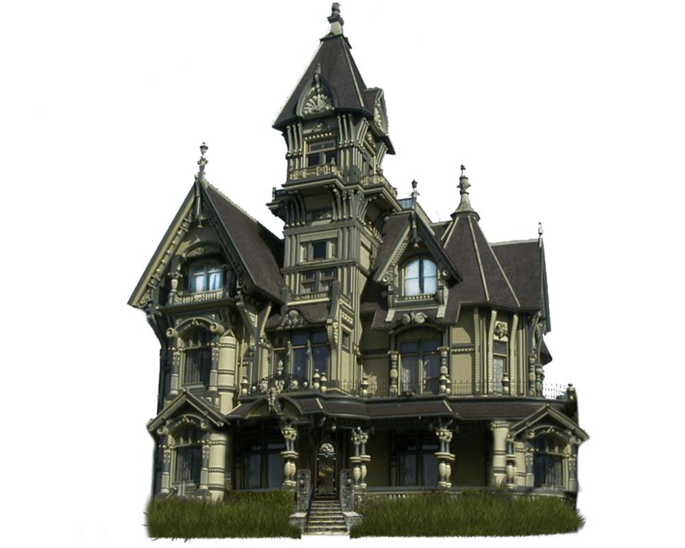Haunted Manor Halloween png transparent