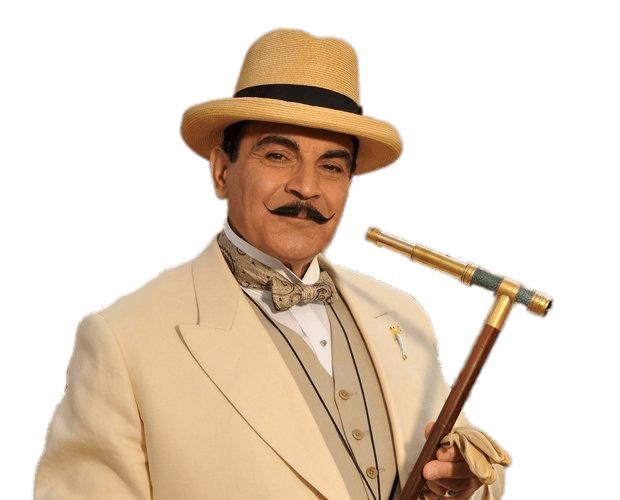 Hercule Poirot David Suchet With Looking Glass png transparent